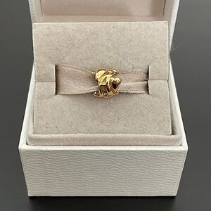 Trollbeads 18k initial A charm